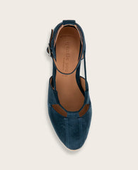 GENTLE SOULS - Ori Suede Closed Toe Espadrille Wedge