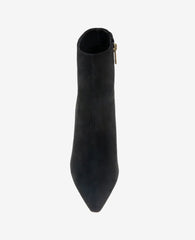 Quincy Suede Heel Ankle Bootie