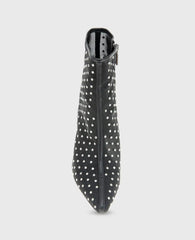 Quincy Mesh Micro Stud Heel Ankle Bootie
