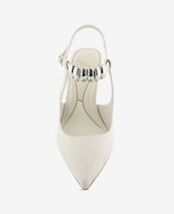 Romi Patent Hardware Ankle Slingback Heel