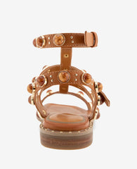 Ruby Leather Jewel Gladiator Sandal