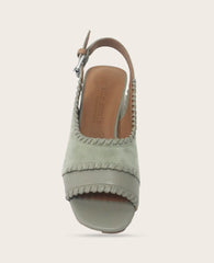 GENTLE SOULS - Samarra Suede Braided Detail Slingback Heel