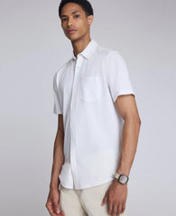 Short Sleeve Sportshirt with Chest Pocket
