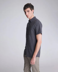Short Sleeve Sportshirt with Chest Pocket