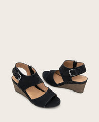 GENTLE SOULS - Tilly Nubuck Wedge Sandal