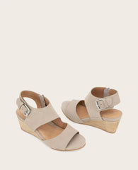 GENTLE SOULS - Tilly Nubuck Wedge Sandal