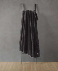 Faux Fur Solid Throw Blanket