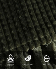 Textured Solid Throw Blanket