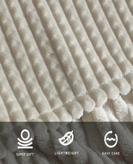 Textured Solid Throw Blanket