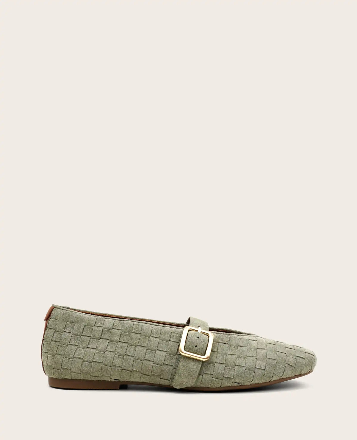 GENTLE SOULS - Winifred Suede Woven Mary Jane Flat