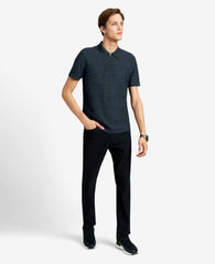 Zip-Up Knit Polo