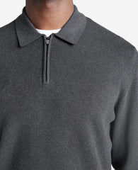 Long Sleeve Polo Sweater