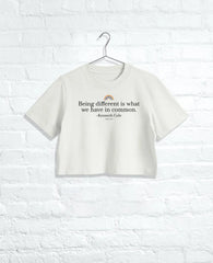 Women's DIFFERENT Cropped Tee