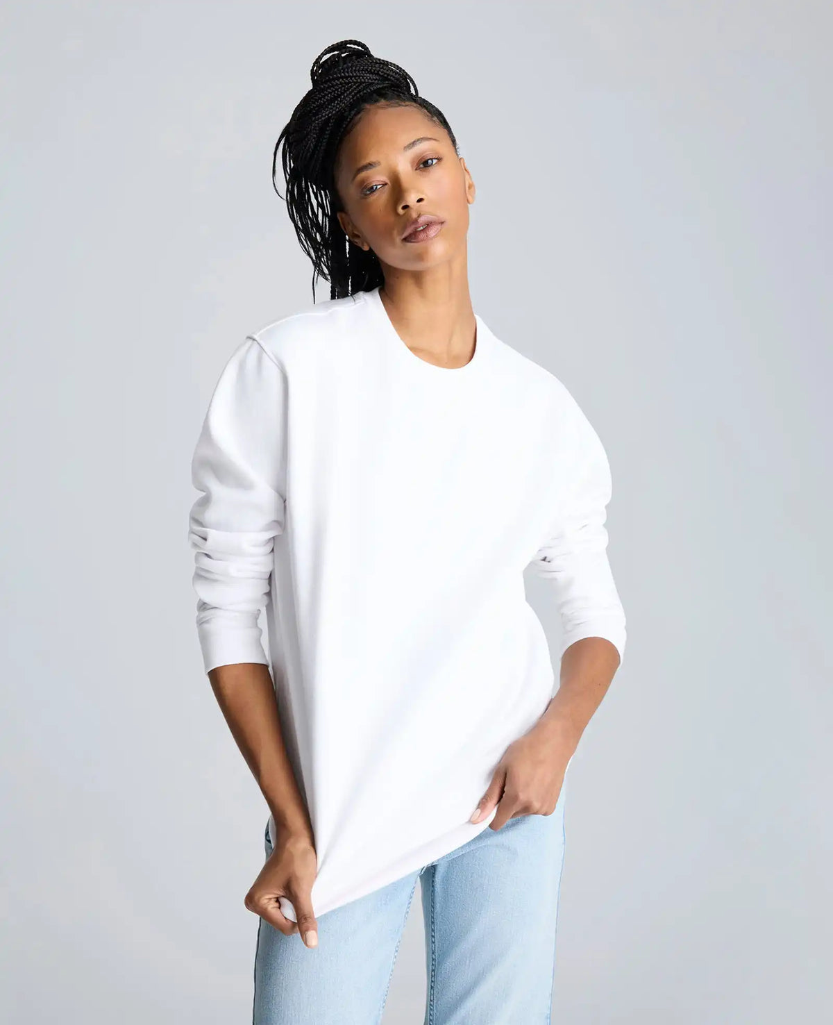Site Exclusive! Kenneth Cole Embroidered Logo Sweatshirt